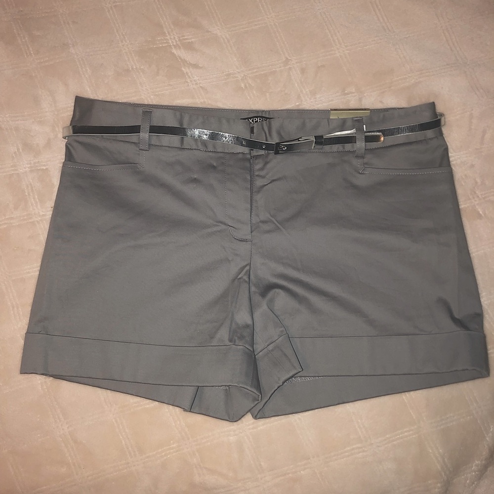 NWT Express Editor Dress Short w/Belt Sz 10